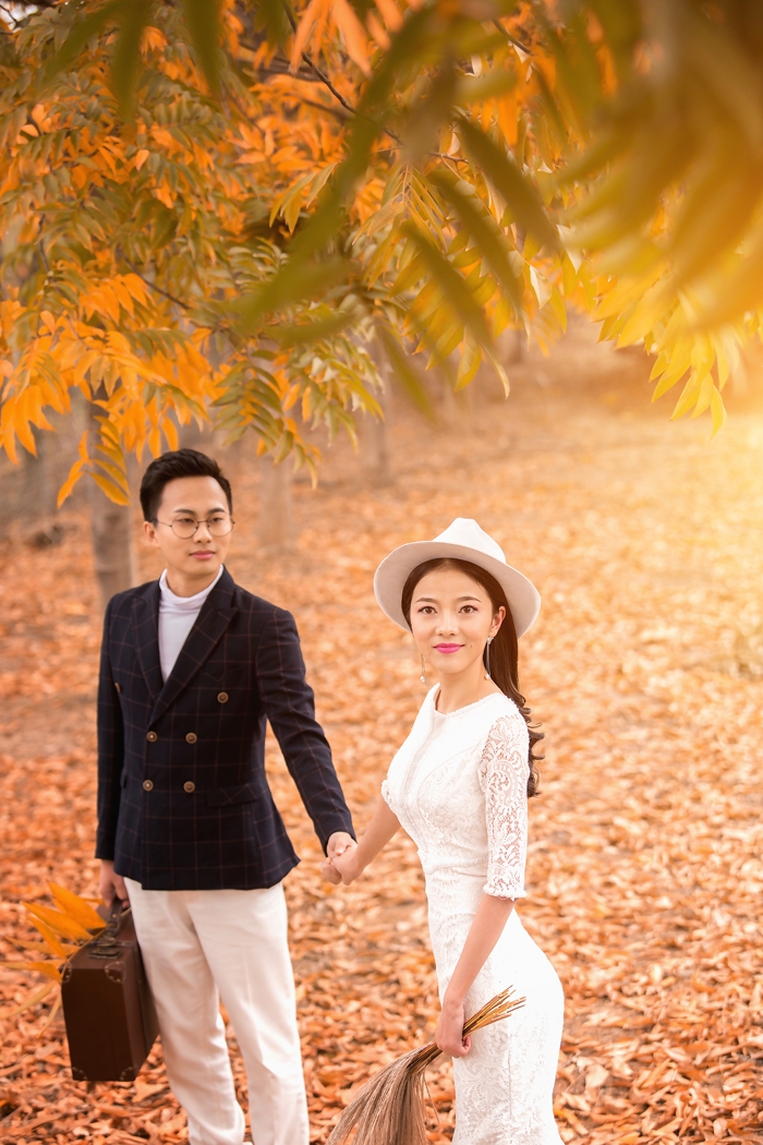 金秋秋意浓 婚纱照