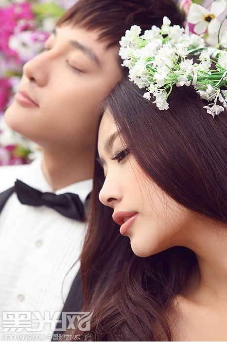 花开四月天，倾国倾城 婚纱照