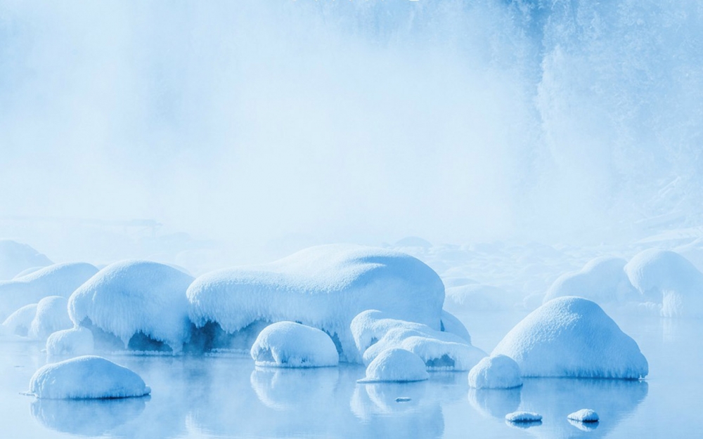 迷人冬季雪景图片壁纸