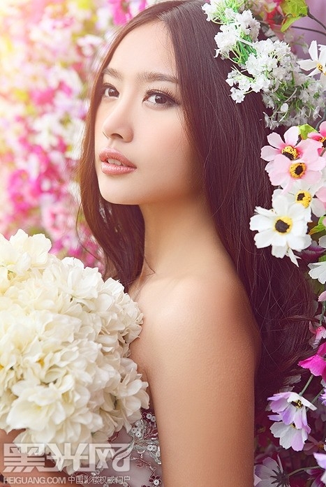 花开四月天，倾国倾城 婚纱照