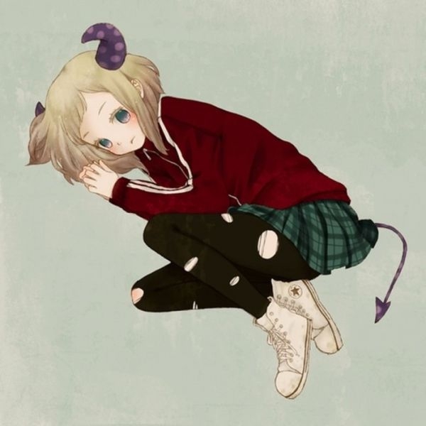 卡哇伊女生插画图片