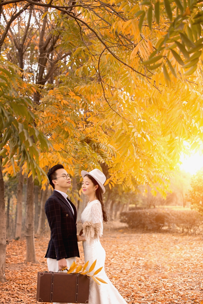 金秋秋意浓 婚纱照
