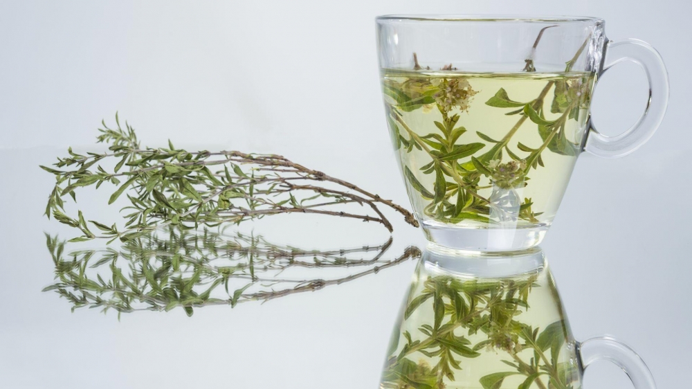 香味浓郁的花茶电脑壁纸