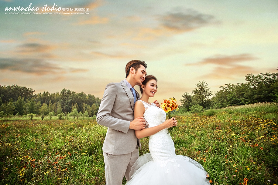 栖花 婚纱照