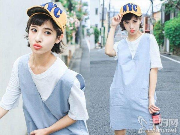 女生减龄短发发型 添小女生的俏皮灵动感