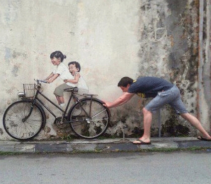 墙画 感觉到它的美了吗