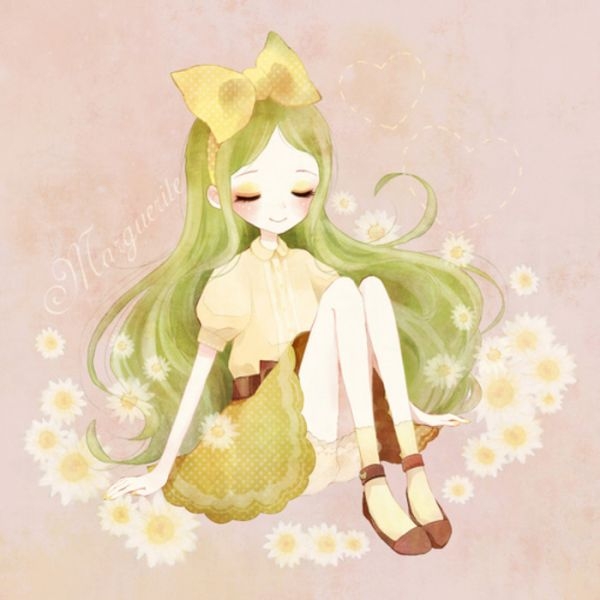 卡哇伊女生插画图片