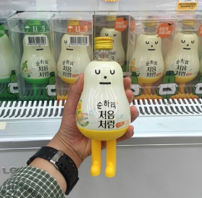 安利一款 “双脚站立”的韩国饮料