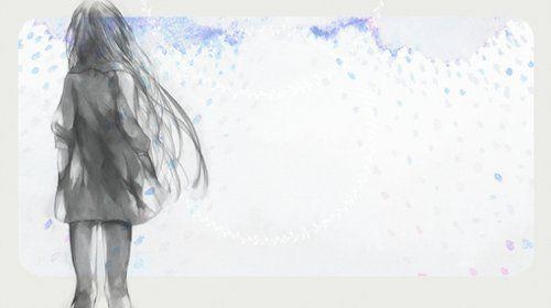 小清新美女可爱卡通插画图片