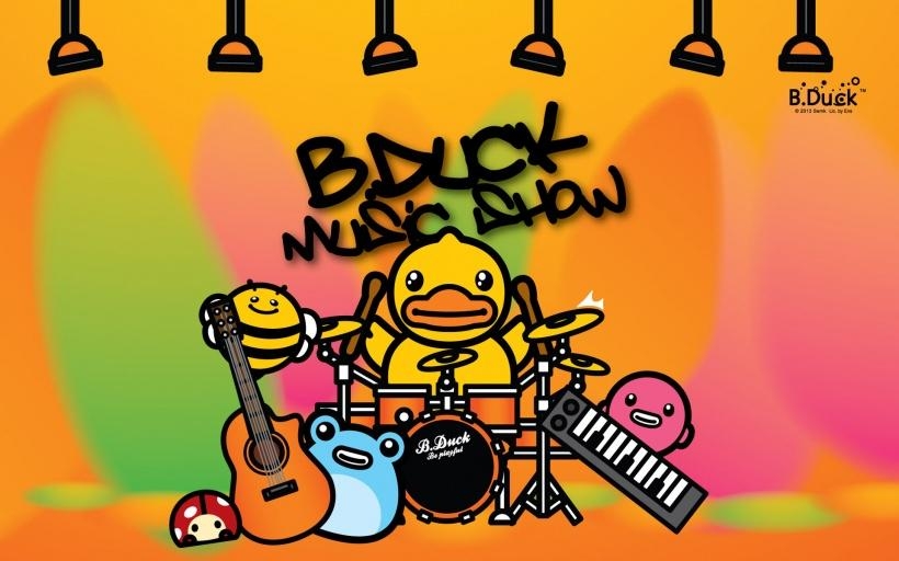 黄色橡皮小鸭B Duck图片