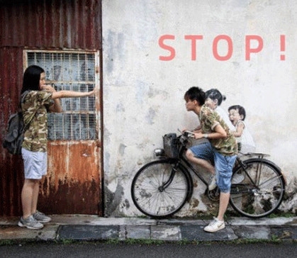 墙画 感觉到它的美了吗
