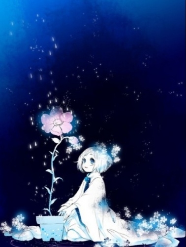 一种蓝，像你，纯粹而哀伤