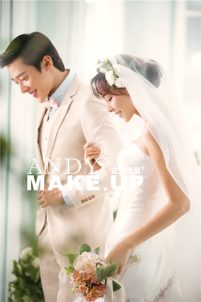 韩式新娘+旅拍造型 婚纱照