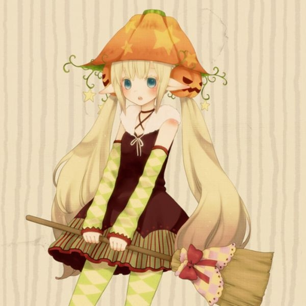卡哇伊女生插画图片