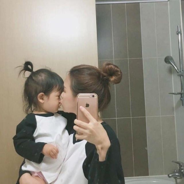 "以后也要跟女儿穿情侣装秀恩爱" ​