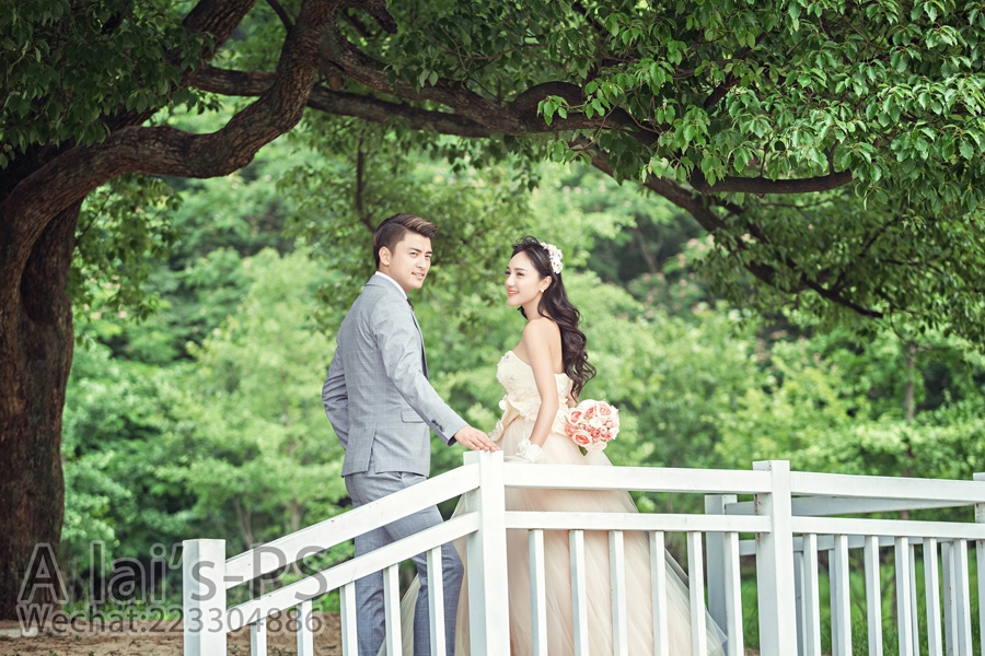 花之海洋 婚纱照