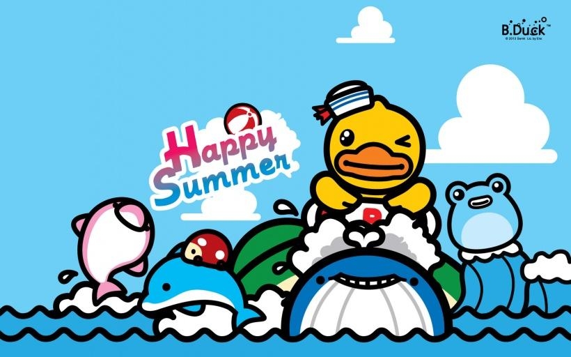 黄色橡皮小鸭B Duck图片