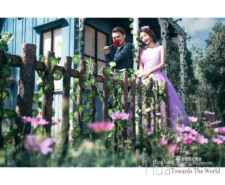 田园小屋 婚纱照