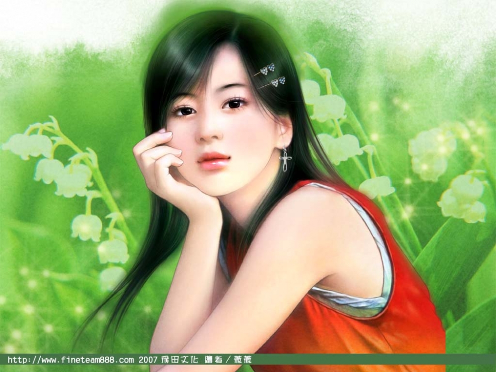手绘美女 第二辑