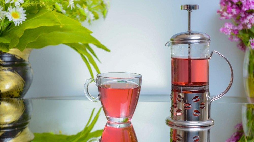 香味浓郁的花茶电脑壁纸