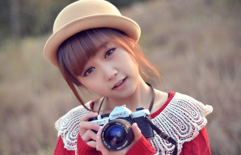 温柔的唯美女生图片