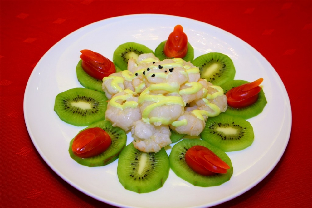 果蔬奇妙泰河虾中式菜品美食素材图片