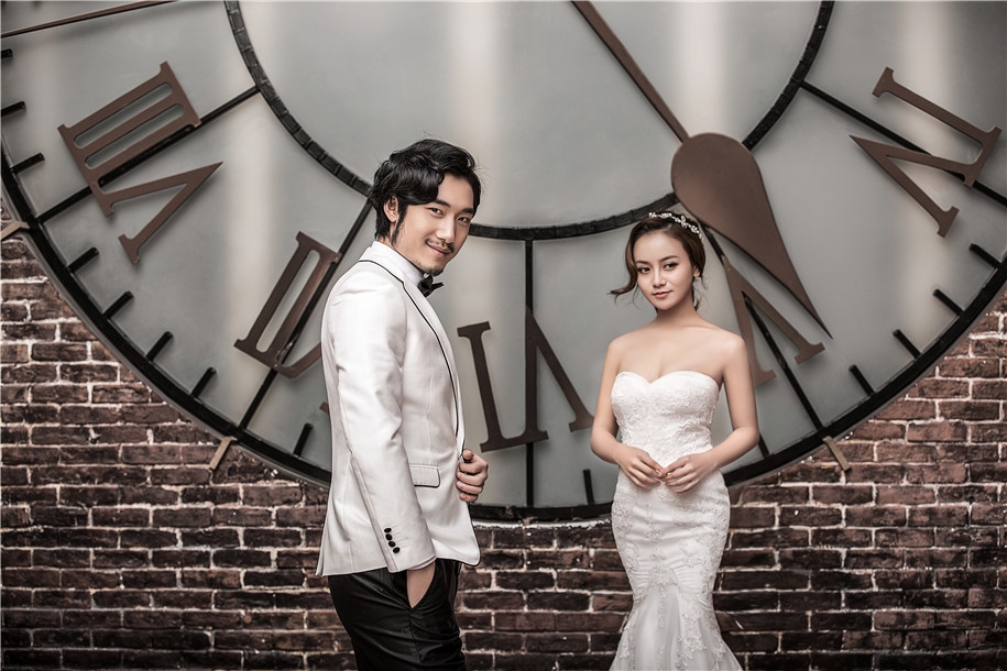 西式风情 婚纱照