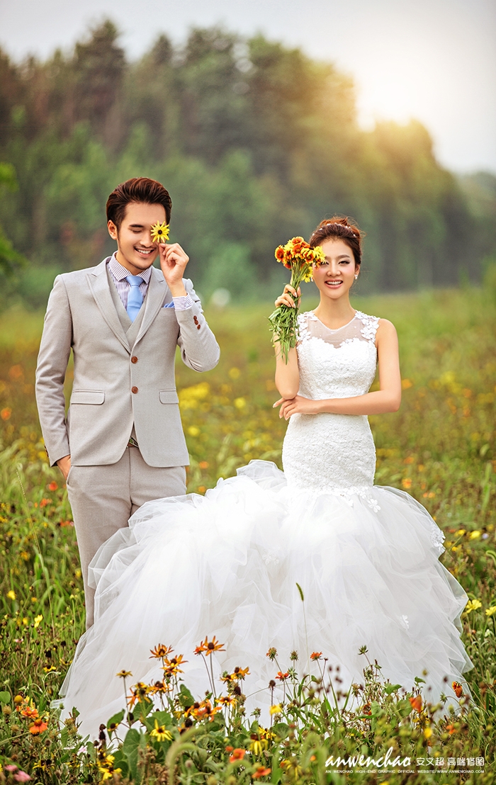 栖花 婚纱照