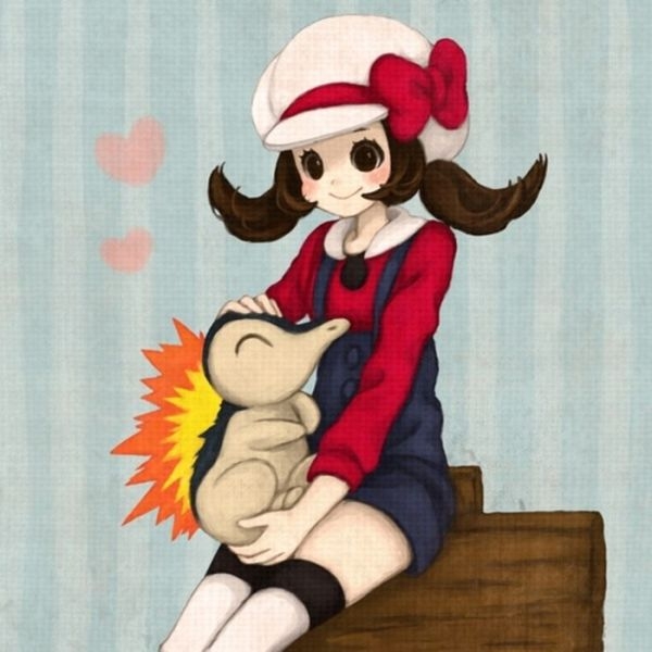 卡哇伊女生插画图片