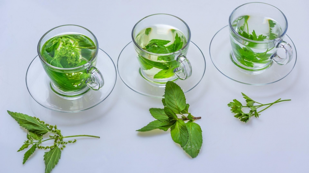 香味浓郁的花茶电脑壁纸