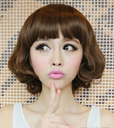 正在流行的韩国女生萝莉短发