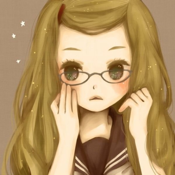 卡哇伊女生插画图片