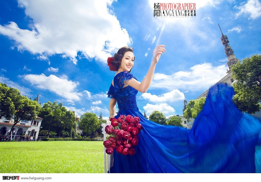 Blue Sky 婚纱照