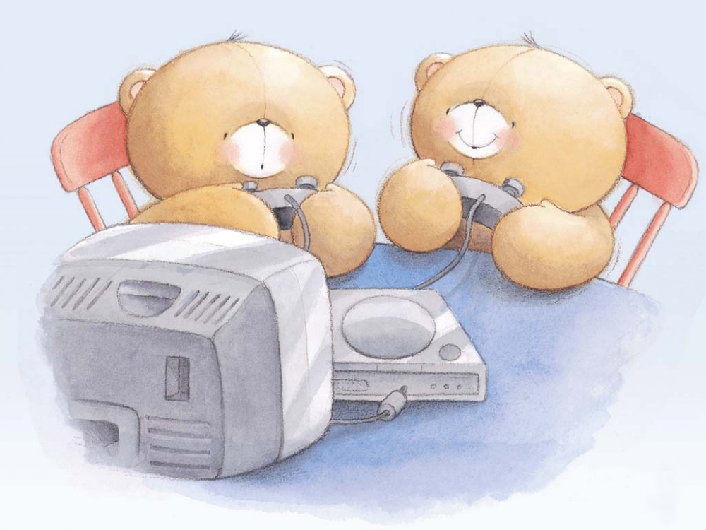 cartoon熊高清壁纸