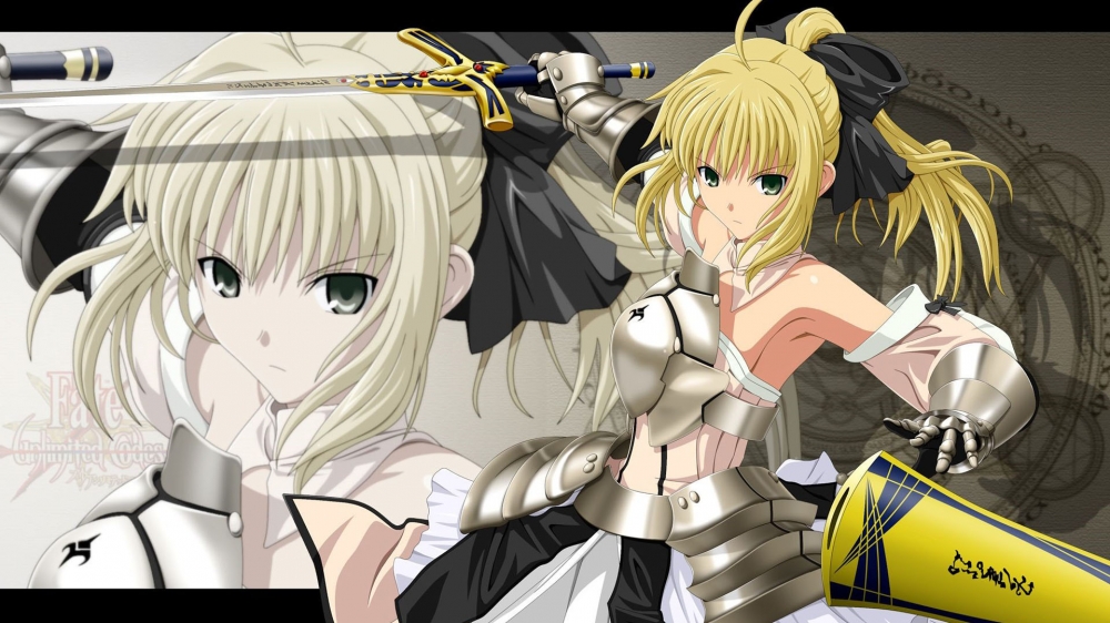 《Fatestay night》高清卡通动漫美女图片桌面壁纸