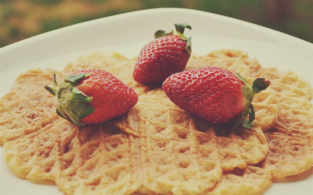 美食系列草莓与甜点摄影图片