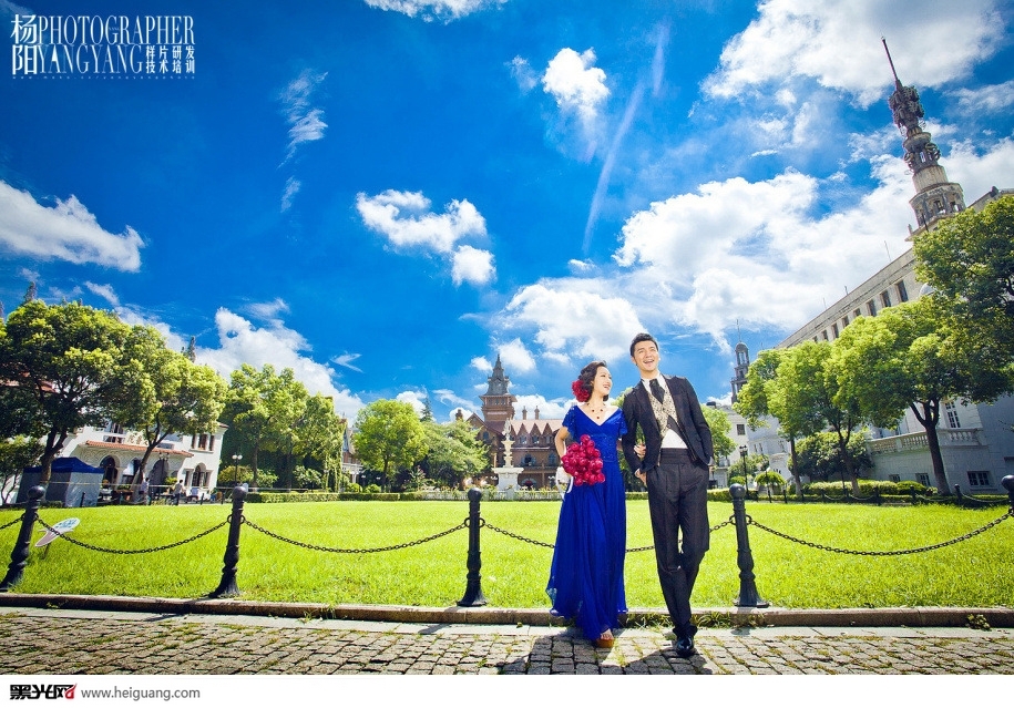 Blue Sky 婚纱照