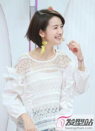 女生短发剪到什么位置最好看 耳下3cm才是黄金比例发型