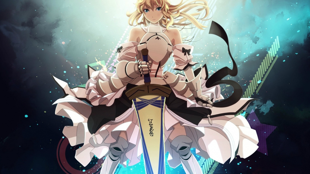 《Fatestay night》高清卡通动漫美女图片桌面壁纸