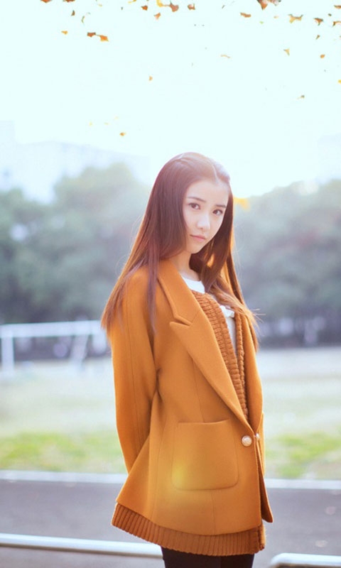 校园女孩唯美写真高清手机壁纸
