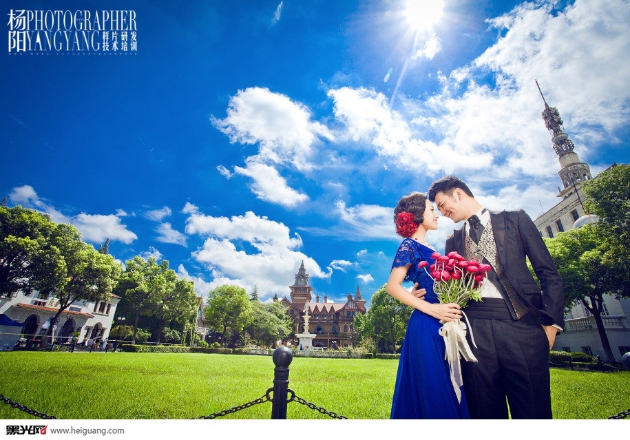 Blue Sky 婚纱照