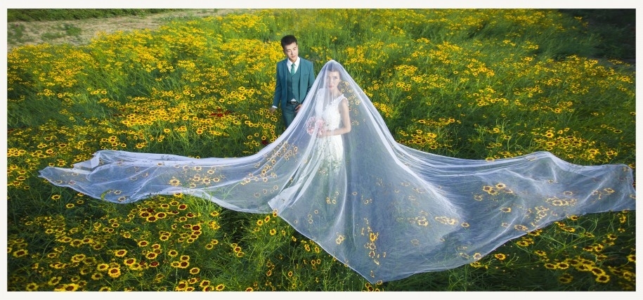 浪漫小黄花 婚纱照