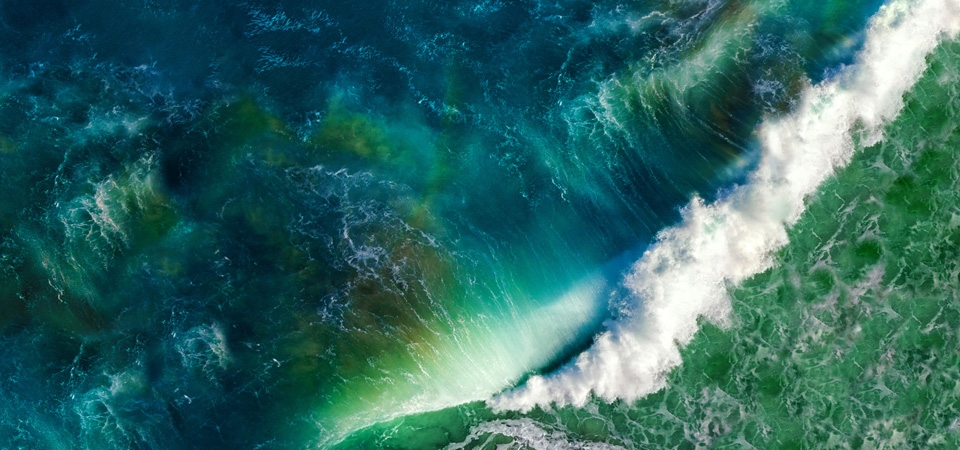 苹果MAC 海洋 海浪风景桌面壁纸