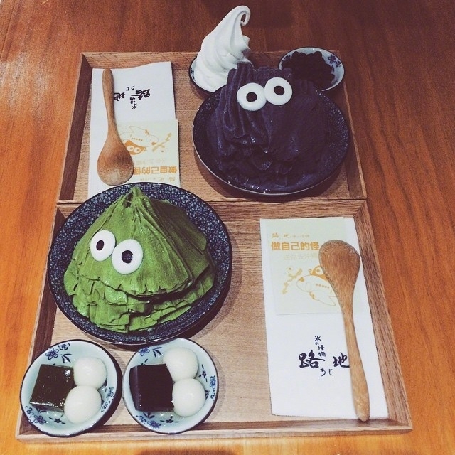 日本超萌的创意甜品图片