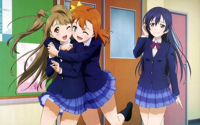 LoveLive校园动漫美女桌面壁纸图片
