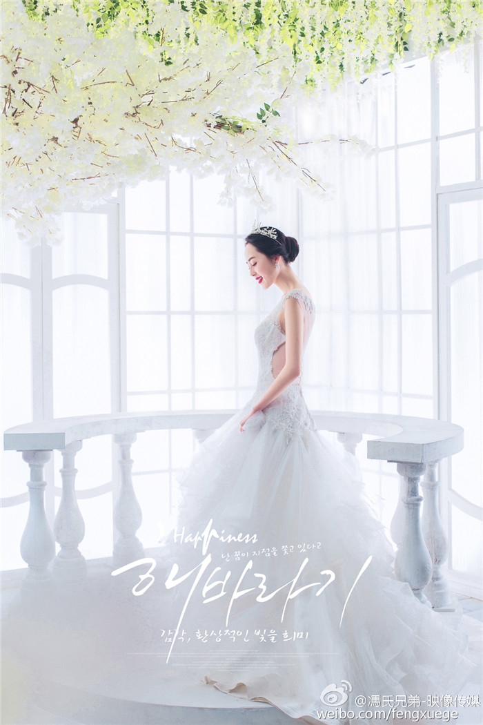 樱花情 婚纱照