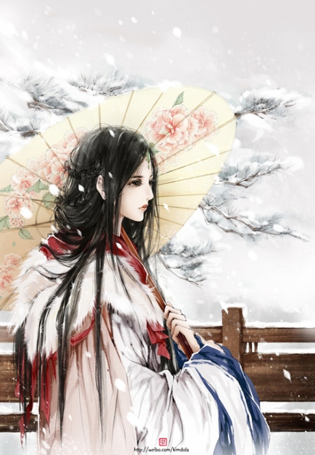 图片唯美意境动漫古风女子高清壁纸