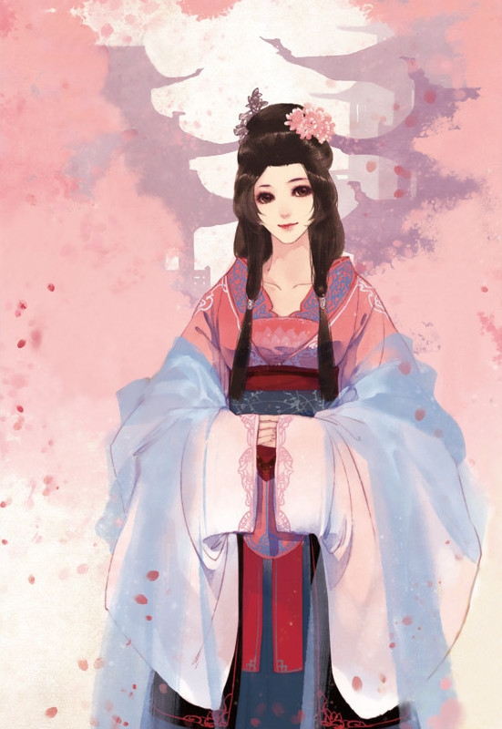 图片唯美意境动漫古风女子高清壁纸