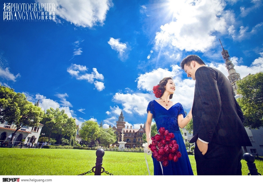 Blue Sky 婚纱照