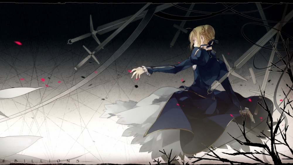 《Fatestay night》高清卡通动漫美女图片桌面壁纸